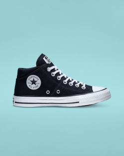 Converse Chuck Taylor All Star Madison Női Közép Felső Fekete/Fehér | OSBGRHT-HU